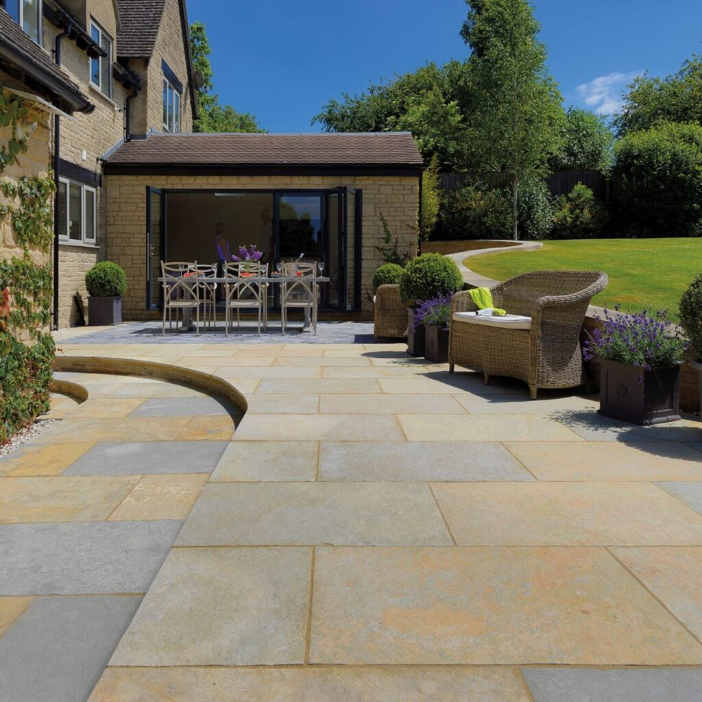Timeless Natural Stone Patio