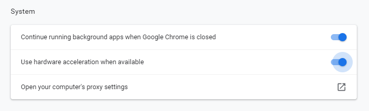 enable hardware GPU acceleration in chrome