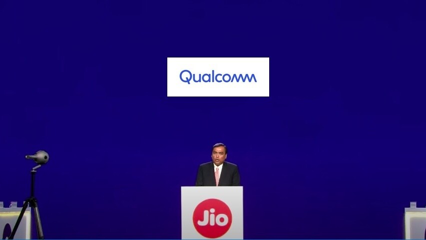 The announcement ceremony of Jio x Qualcomm