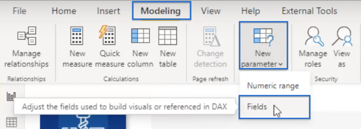 Applying the Field Parameters