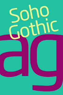 Download Soho Gothic FlipFont apk