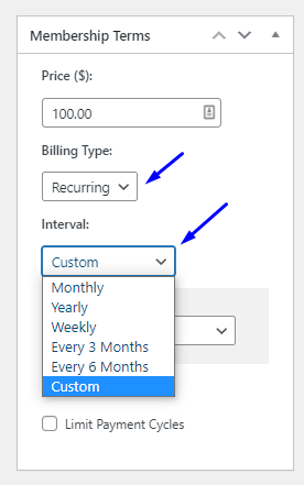 Membership Terms