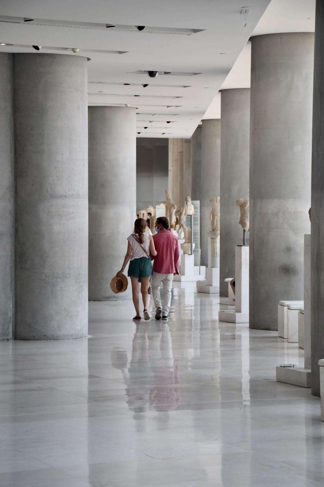 1 day in Athens, Acropolis Museum, exhibits from the slopes of the Acropolis