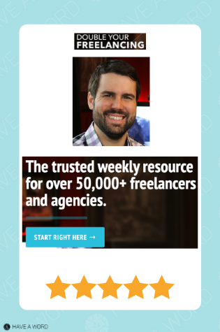 Double your freelance rate course review