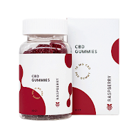 CBD Gummy Packaging with red and with color