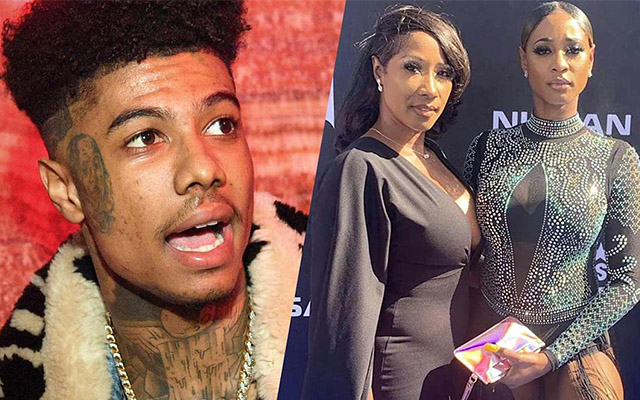 Rock beat up Blueface's boyfriend's mother and sister