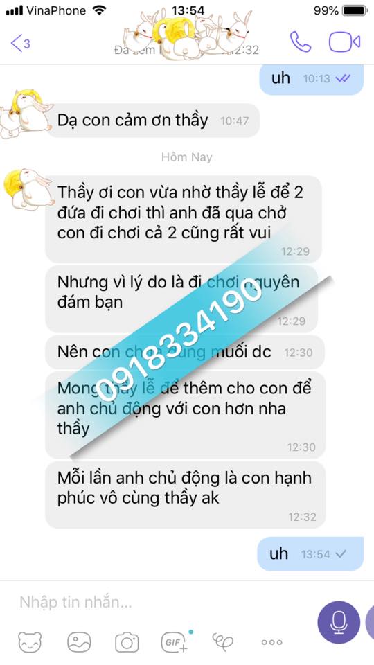 Lời thiêng được thầy bùa đọc để nó tác dụng lên vật dẫn