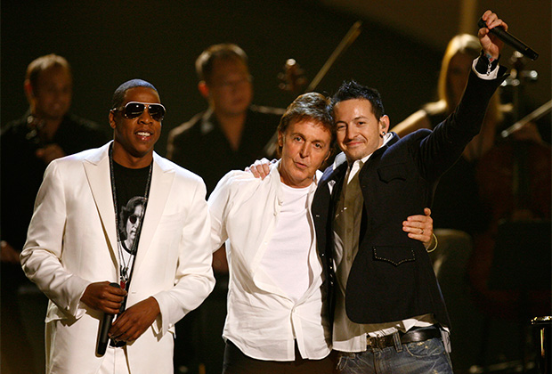 Jay-Z, Paul McCartney & Chester Bennington.jpg
