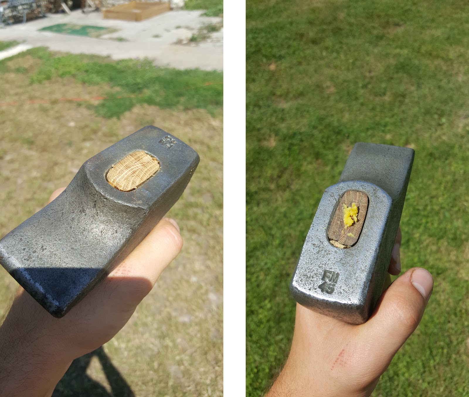 Oiling trimmed wedge