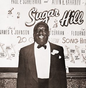 Johnson at the opening of his show, “Sugar Hill” in 1949