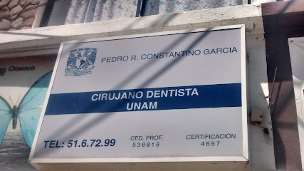 Pedro R. Constantino Garcia Cirujano Dentista Unam