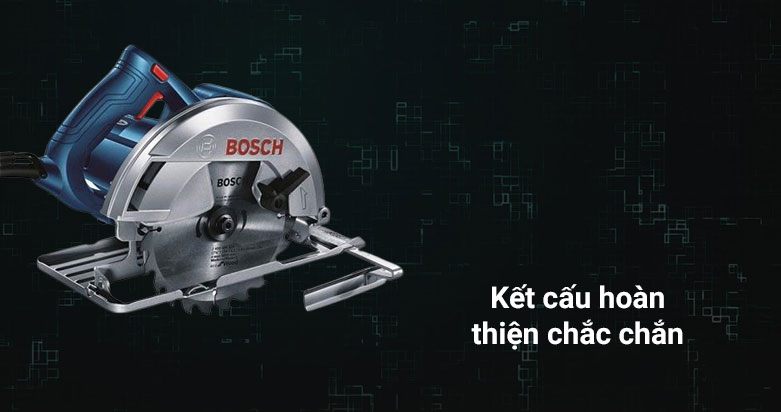 Máy Cưa Đĩa Bosch GKS 140 06016B30K1 | Kết cấu hoàn thiện chắc chắn