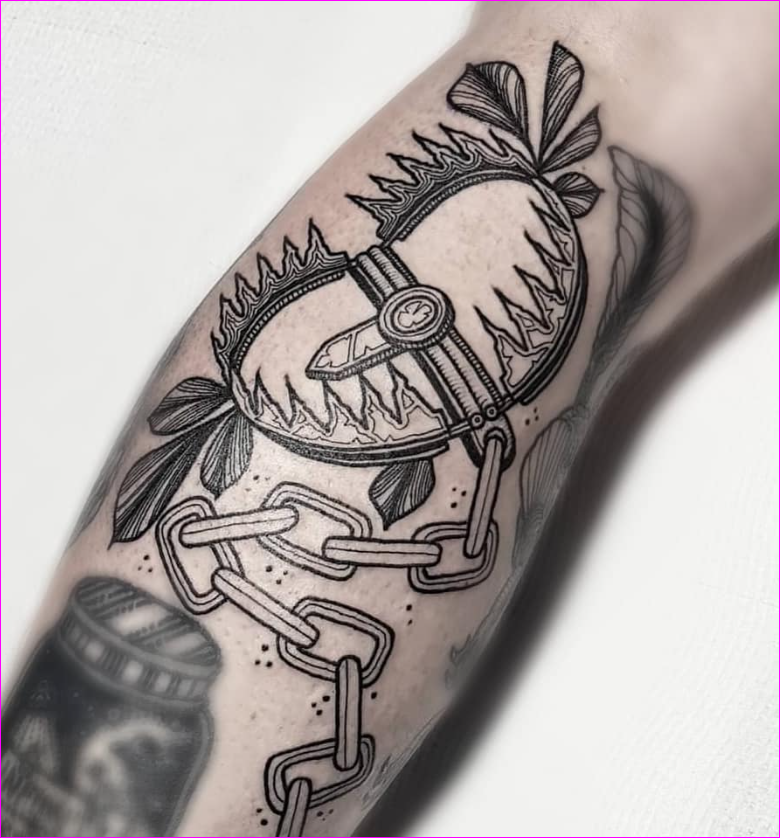 Melbourne Bear Trap Tattoo