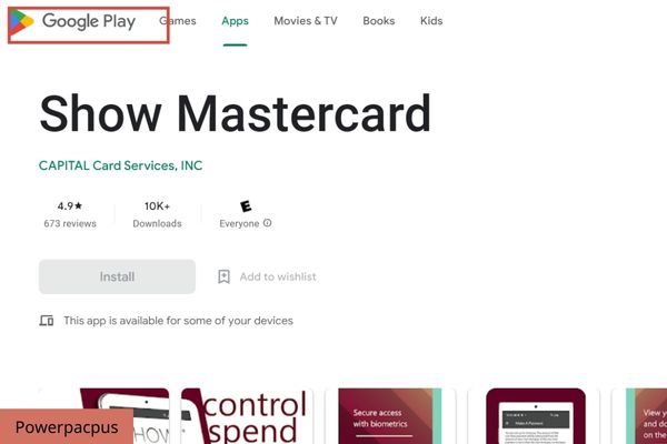 show mastercard app on google play