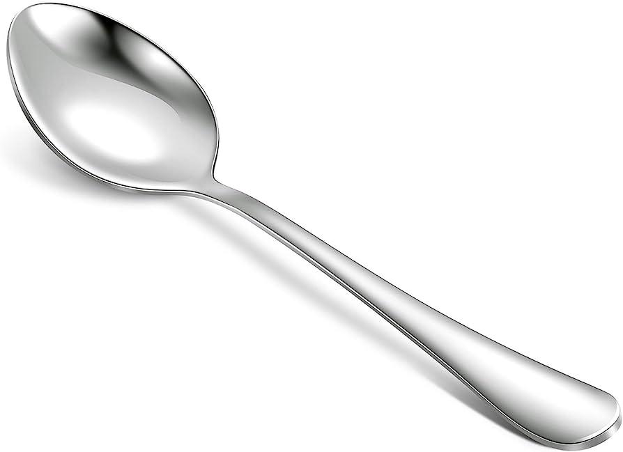 Dinner Spoons : Hiware 12-piece Extra-Fine Stainless Steel Dinner Spoons,  Use for Home, Kitchen or Restaurant - 7 1/3 Inches : Amazon.in: Home &  Kitchen