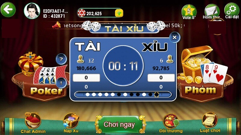 Hướng dẫn chơi Tài Xỉu 911WIN cơ bản