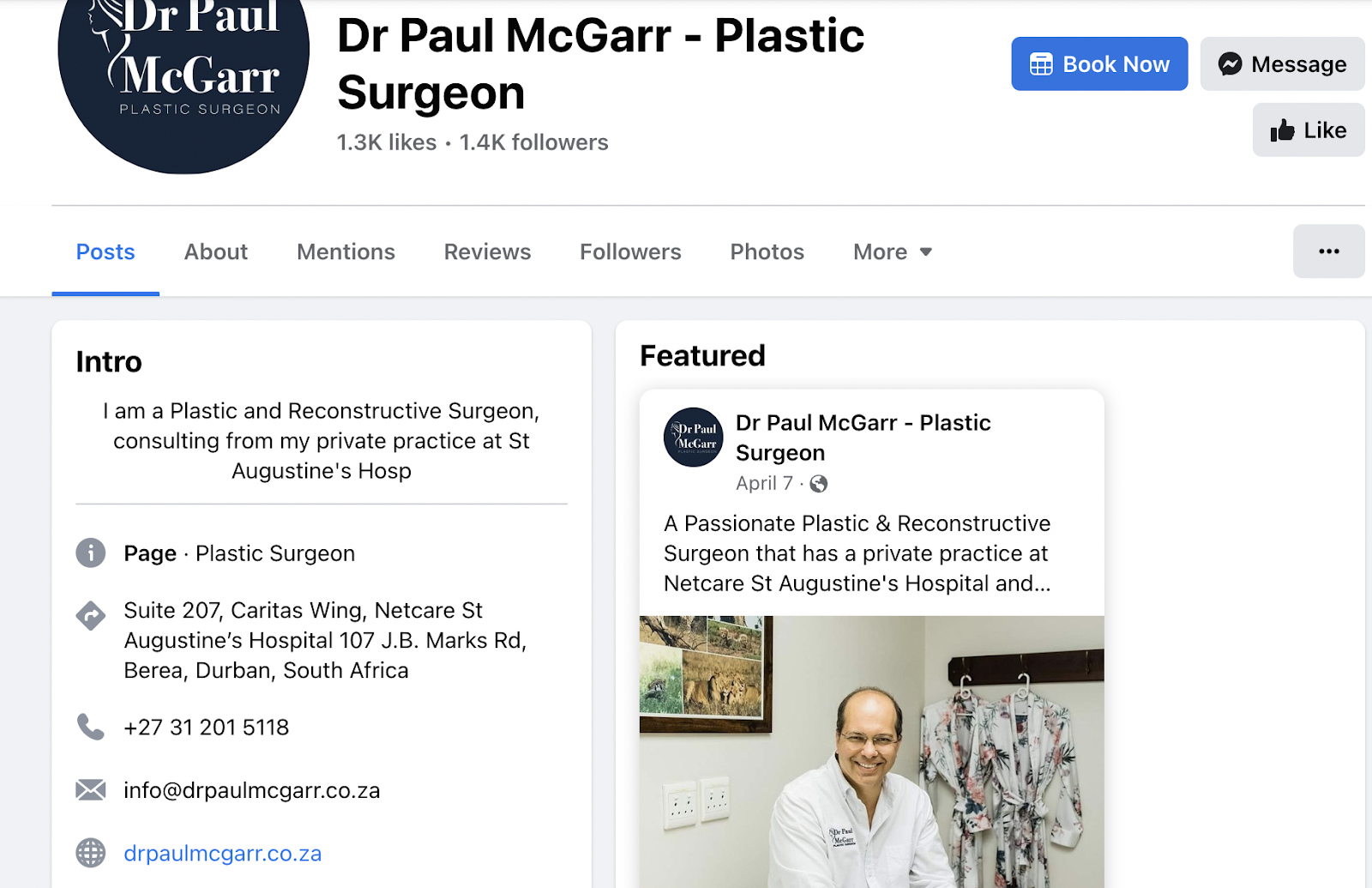 dr paul mcgarr