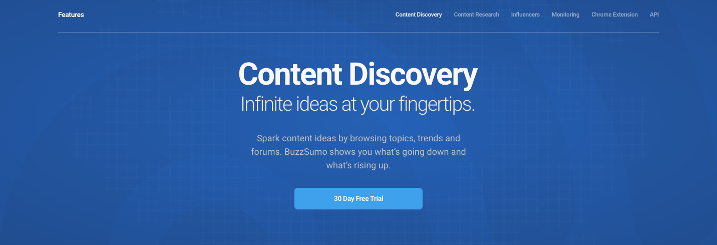 Infinite ideas at your fingertips. Spark content ideas by browsing topics, trends and forums.