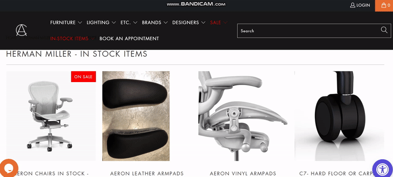 An example of click-triggered popup types