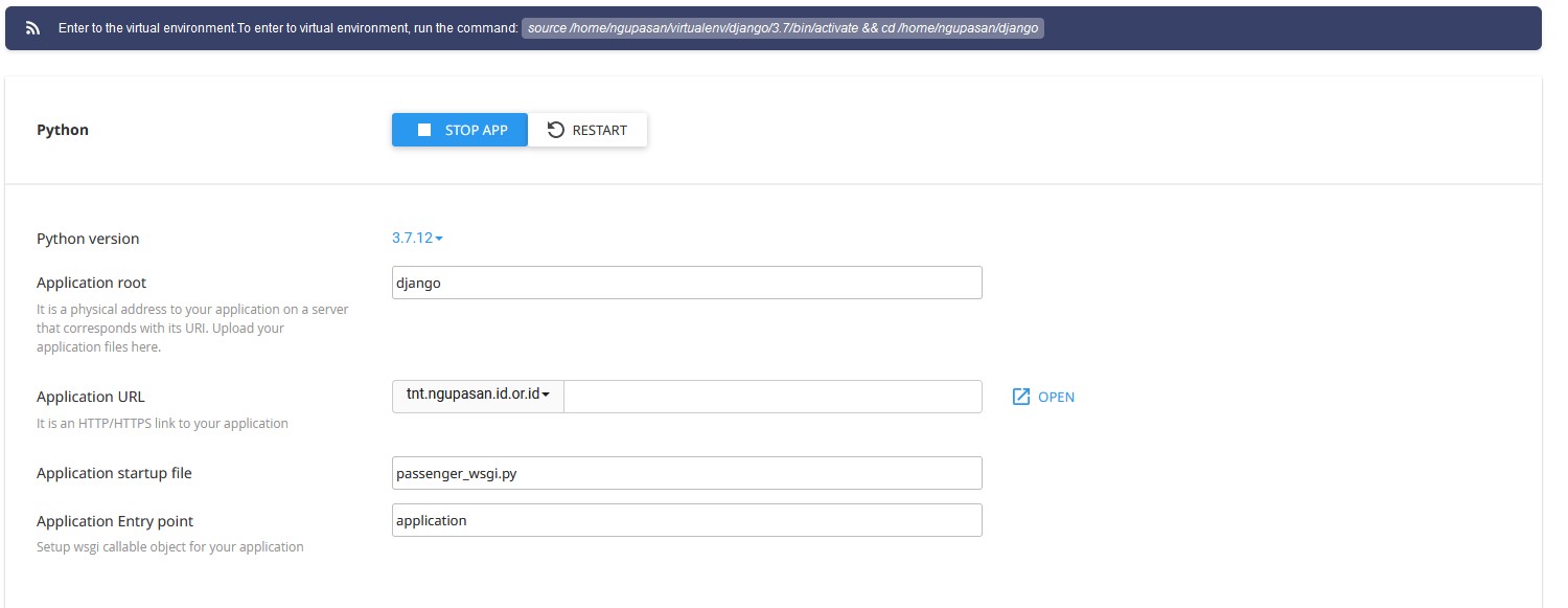 Panduan Deploy Website Berbasis Python di cPanel