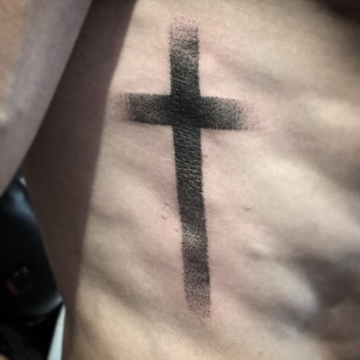 DotWork Cross Tattoo
