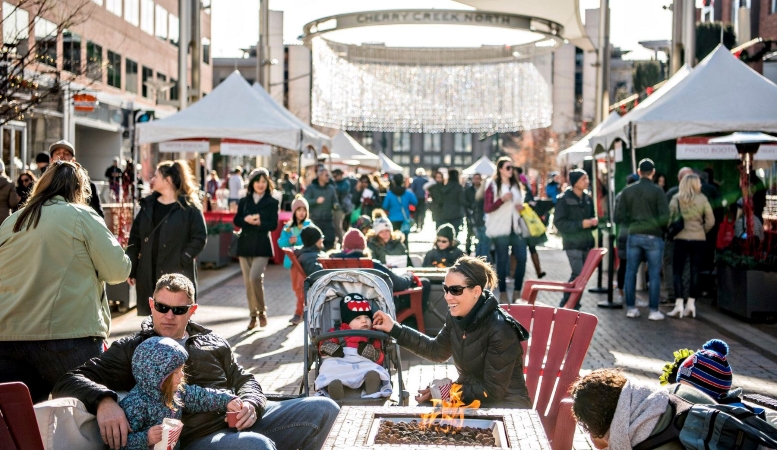 Cherry Creek neighborhood in Denver, CO