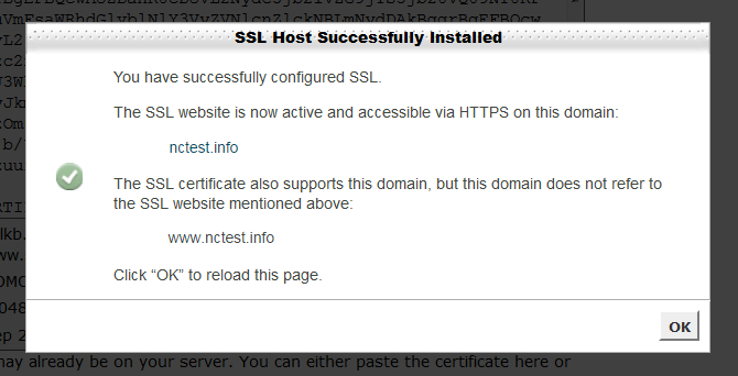 نصب گواهینامه امنیتی ssl در سی پنل