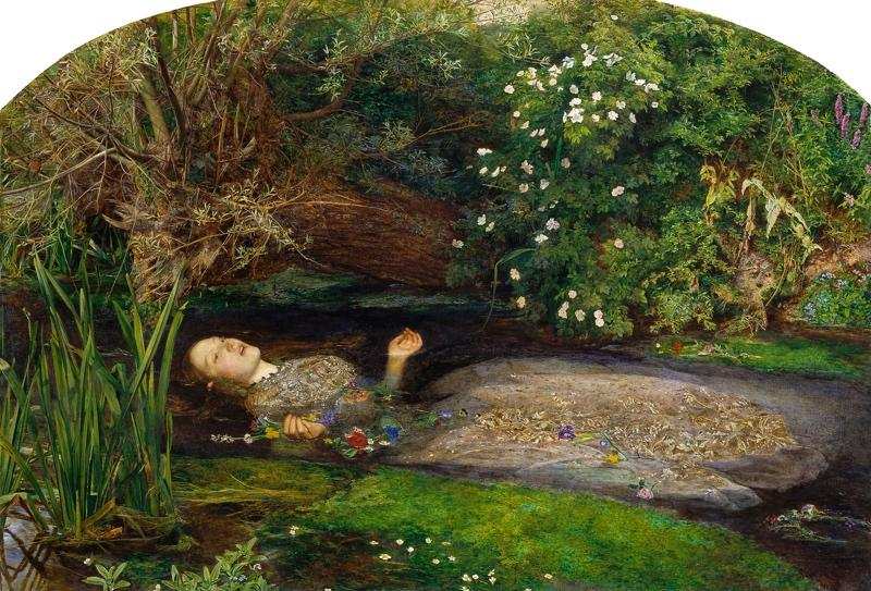 Ophelia, Sir John Everett Millais, 1851-2 
