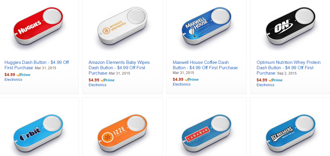 Amazon Dash buttons