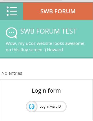 Testing uCoz Templates 