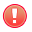 Exclamation mark button icon