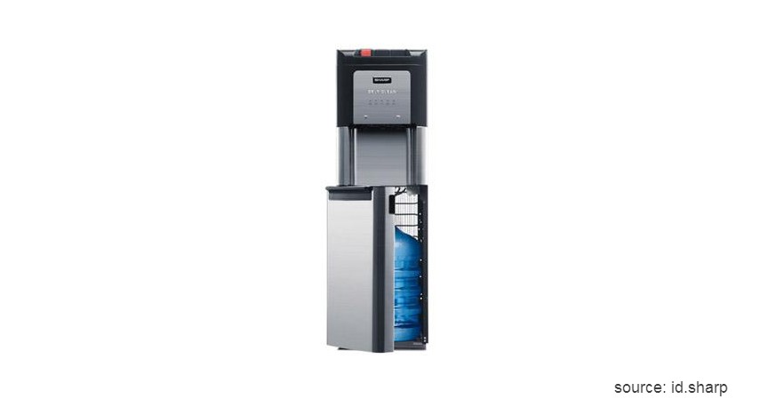Dispenser Sharp - SWD 72 EHL BK - Daftar Dispenser Air Galon Terbaik 2020
