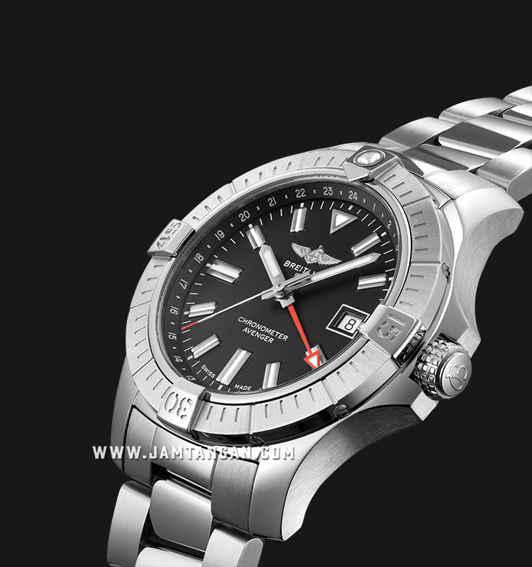 Dial Breitling Avenger 43 GMT A32397101B1A1. 