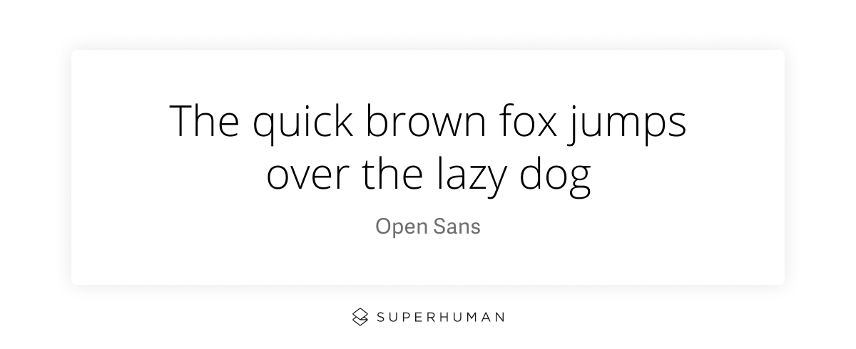 Open sans