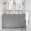 Bathroom Vanity Color Ideas / 22 Best Bathroom Colors Top Paint Colors For Bathroom Walls : The gray and brown are color blocks, so where.