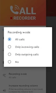 Hidden audio recording program for Android
