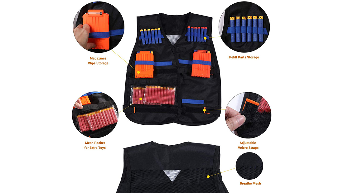 fresh household tac vests set boys girls combat game as birthday gift