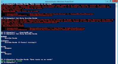 Ejecutando la función