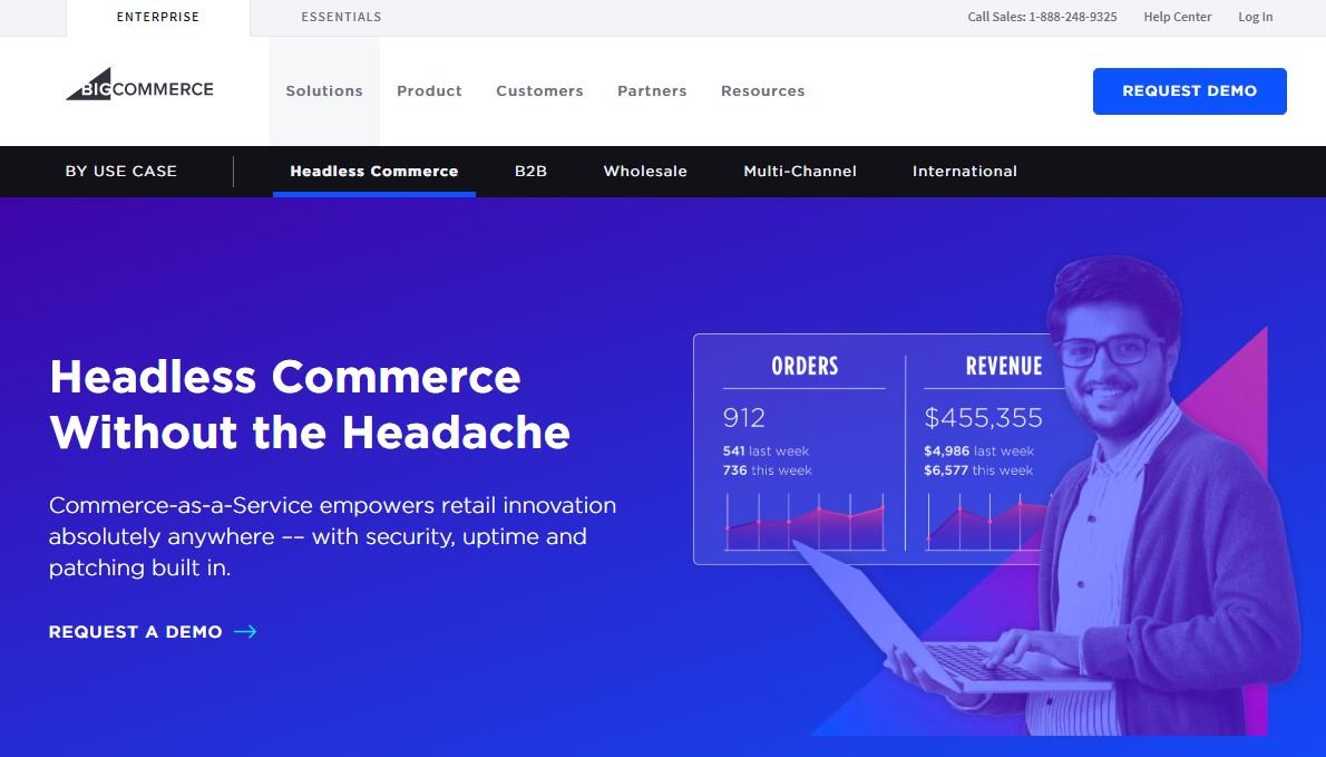 Building an online shop on BigCommerce.