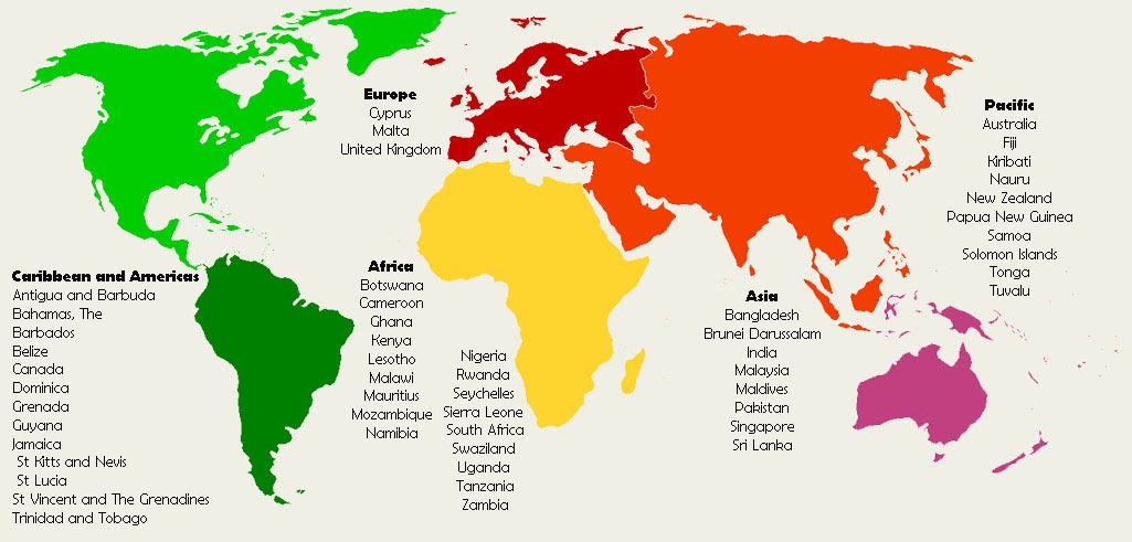 How Many Commonwealth Countries Are In The World