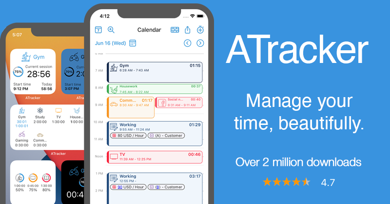 atracker goal tracking app