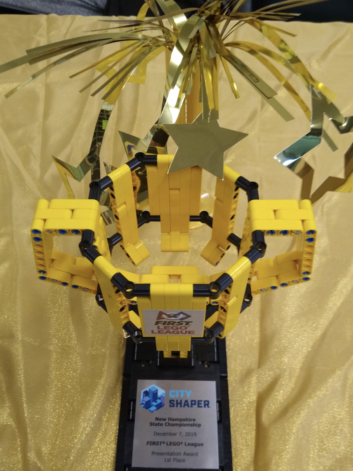 Robotics team trophy