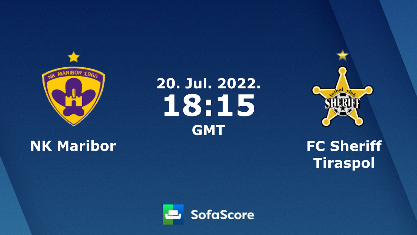 Europe champions league: Maribor vs Sheriff Tiraspol - stats, prediction, head-to-head, lineups, live stream, and ground. The second qualifying round for the 2022-23 Champions League campaign will continue with Maribor set to face Sheriff Tiraspol for their first leg encounter.