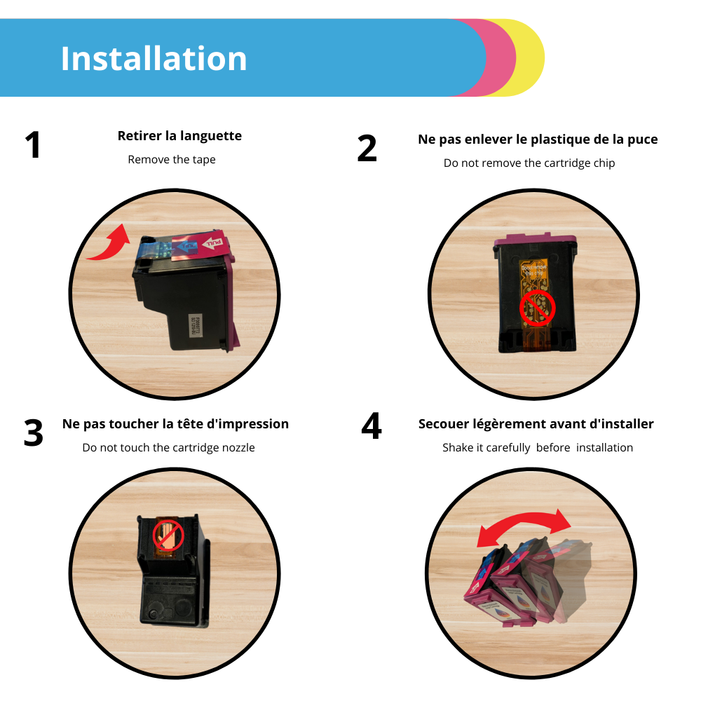 Comment installer les cartouches ? 