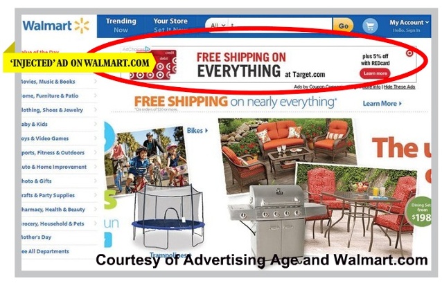 Ad Fraud Ad Injection Example