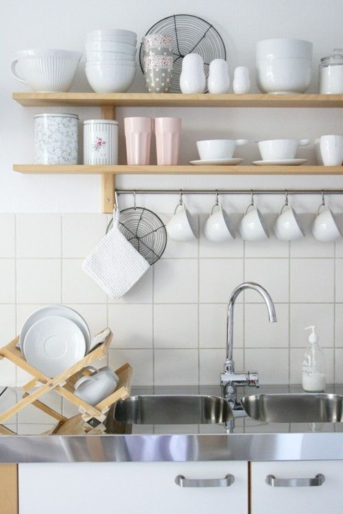 rak dapur terbuka