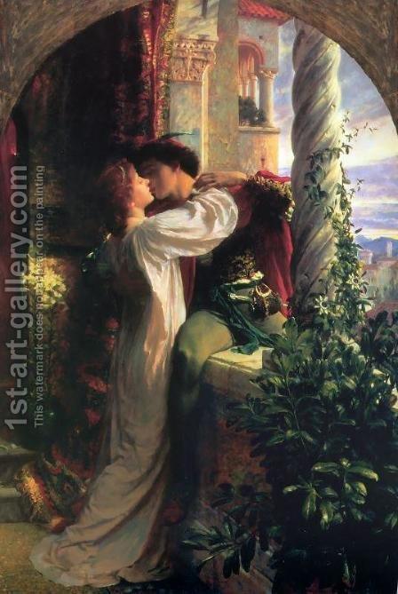 Romeo and Juliet I by Sir Thomas Francis Dicksee - Reproduction Oil Painting