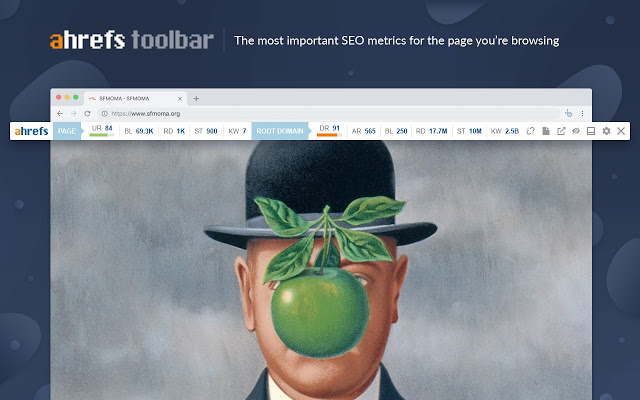 Ahrefs toolbar