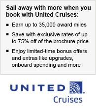 Sail away with more from United Cruises