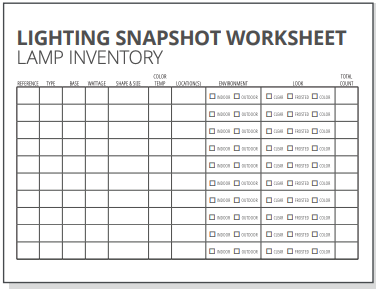 Lamp Inventory worksheet small